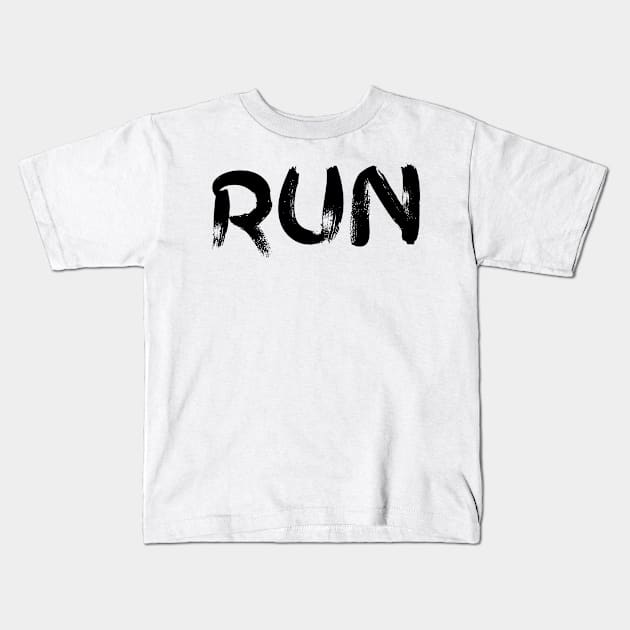 Run Kids T-Shirt by EriEri